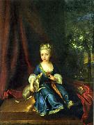 unknow artist Portrait of Friederike Luise von Preuben oil painting on canvas